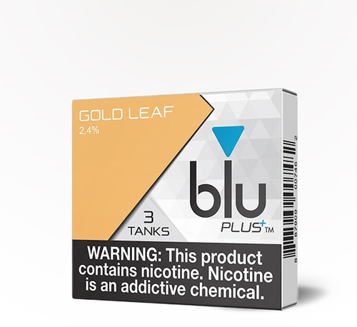 blu Plus+ Cartridge Gold Leaf 2.4% 3 Count