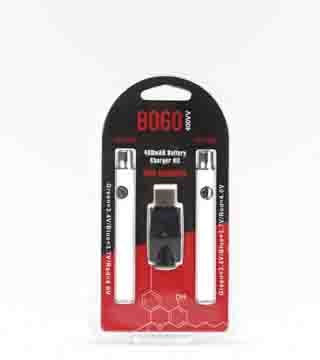 Bogo 400mAh Battery Charger with 2 Vape Cartridges Pack