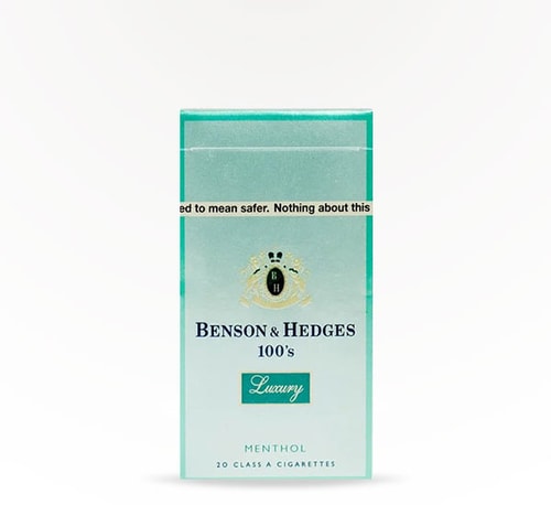 Benson and Hedges Luxury Menthol 100's Pack