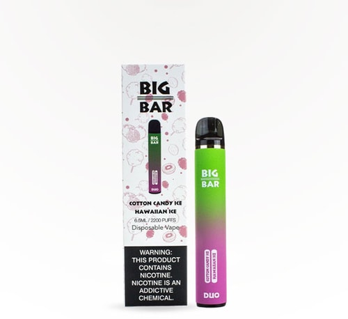 Big Bar Duo Cotton Candy Ice and Hawaiian Ice 6.5 ml