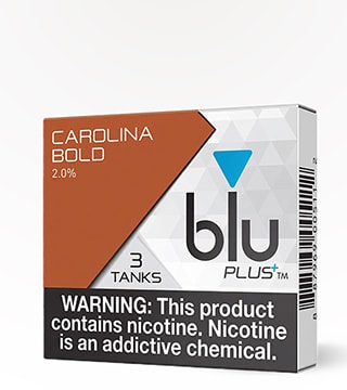 blu Plus+ Cartridge Carolina Bold 2% 3 Count