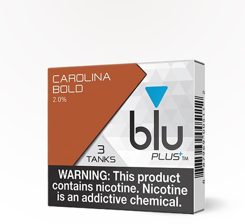 blu Plus+ Cartridge Carolina Bold 2% 3 Count