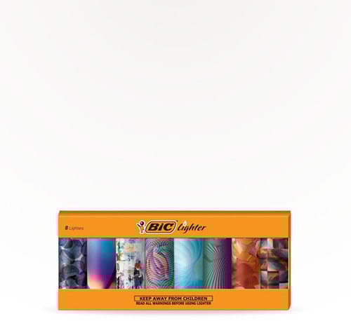 Bic Lighter Assorted Geometric Design Single