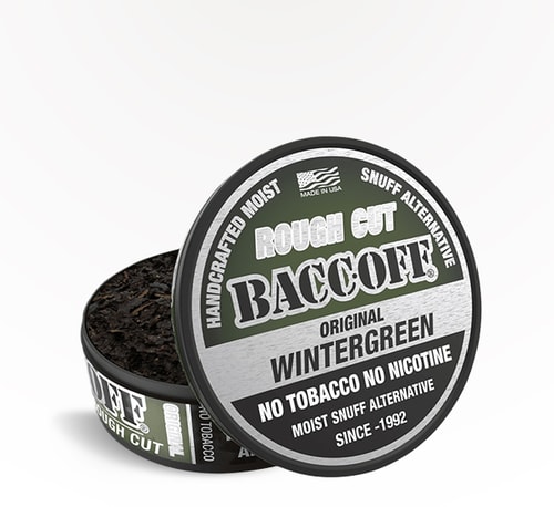 BaccOff Rough Cut Original Wintergreen 1.1 oz