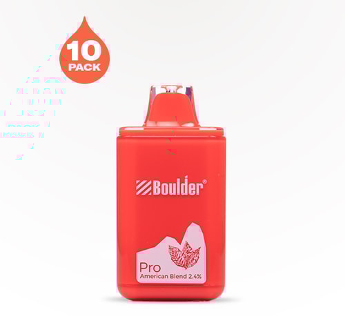 Boulder Pro 5000 American Blend (Red) 2.4% 10 count