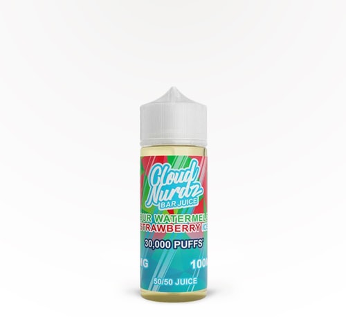 Cloud Nurdz Iced Sour Watermelon Strawberry 18 mg 100 ml