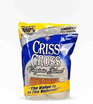 Criss-Cross Smooth Pipe Tobacco 8 oz