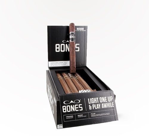 CAO Bones 7.25 x 54 Double Corona Maduro Matador Churchill 20 count