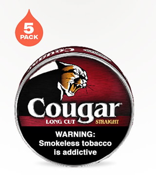 Cougar Long Cut Straight 5 pack 1.2 oz