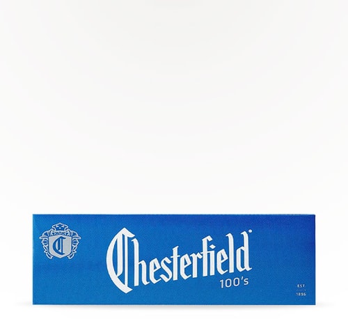 Chesterfield Blue 100's carton