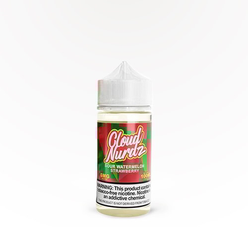 Cloud Nurdz Sour Watermelon Strawberry 18 mg 100 ml