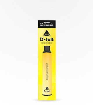 D-Salt 300 mg Disposable Banana Sherbet Vape Pen Single