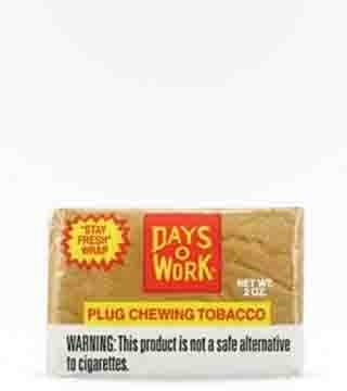 Days O Work Plug Chewing Tobacco 2 oz