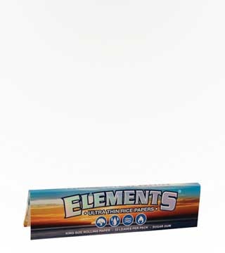 Elements King Size Ultra Thin Rice Rolling Paper 33 count