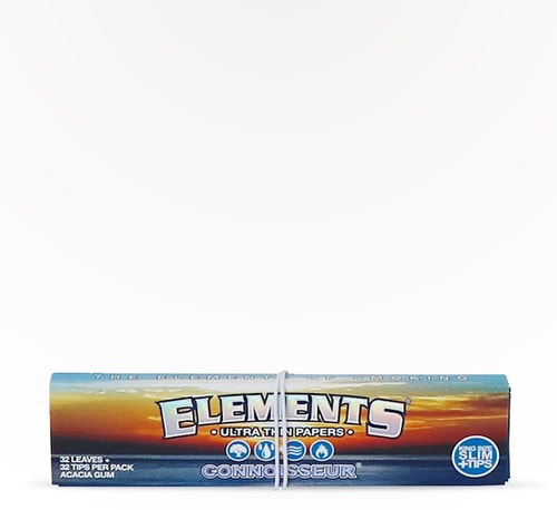 Elements Connoisseur King Size Rolling Paper with Tips 32 count