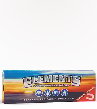 Elements 1.25 Ultra Thin Rice Papers 50 count