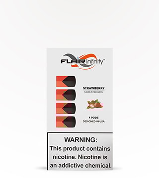 Flair Infinity Pods 5 Percent Strawberry 4 Pack