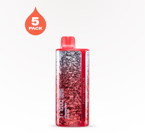 Funky Republic Ti7000 Frozen Strawberry Duo Ice 5% 5 count