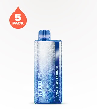 Funky Republic Ti7000 Frozen Ice Mint 5% 5 count