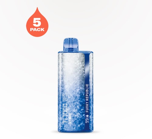 Funky Republic Ti7000 Frozen Ice Mint 5% 5 count