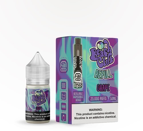Fili Bar Beach Club Refillable Disposable + Grape Pack
