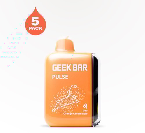 GEEK BAR Pulse 15000 Orange Creamsicle 5% 5 count