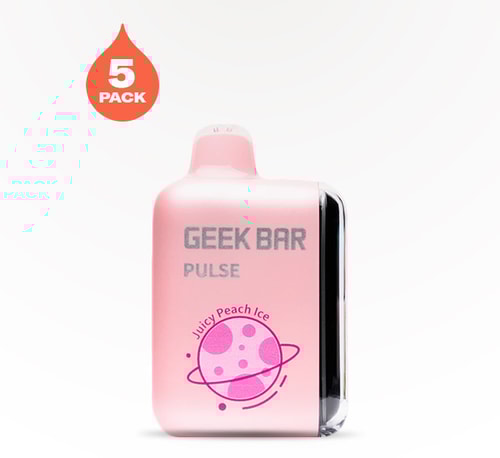 GEEK BAR Pulse 15000 Juicy Peach Ice 5% 5 count