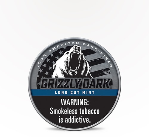 Grizzly Long Cut Dark Mint 1.2 oz