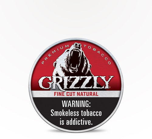 Grizzly Fine Cut Natural 1.2 oz