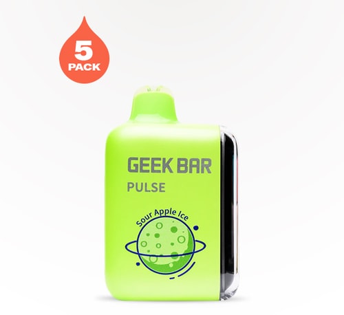 GEEK BAR Pulse 15000 Sour Apple Ice 5% 5 count