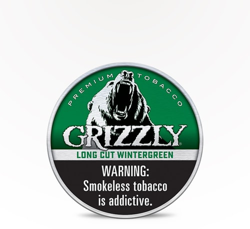 Grizzly Long Cut Wintergreen 1.2 oz