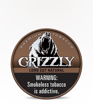 Grizzly Long Cut Natural 1.2 oz