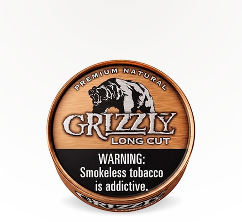 Grizzly Long Cut Natural 1.2 oz
