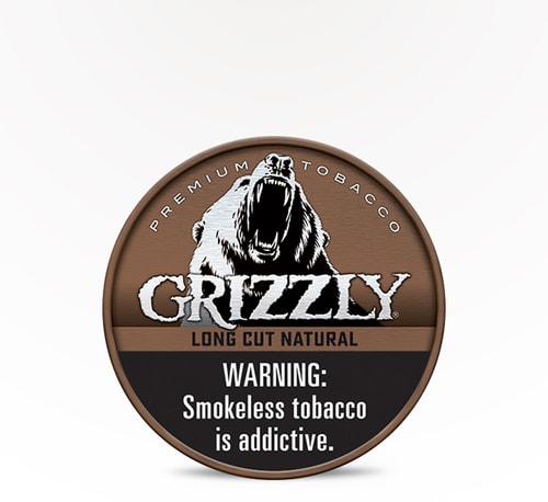 Grizzly Long Cut Natural 1.2 oz