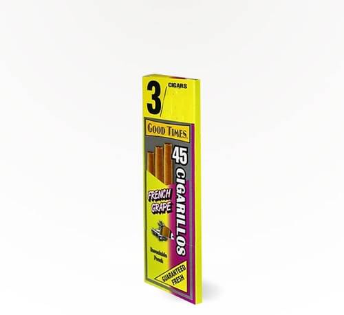 Good Times Cigarillo French Grape Cigarillo 3 Pack