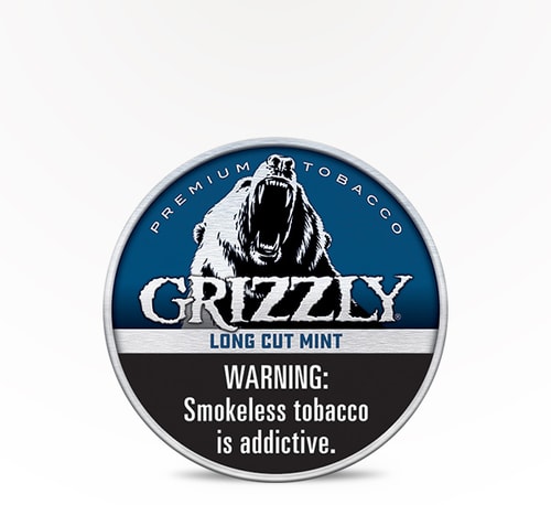 Grizzly Long Cut Mint 1.2 oz
