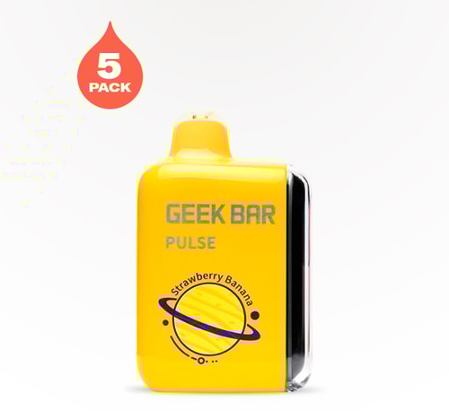 GEEK BAR Pulse 15000 Strawberry Banana 5% 5 count