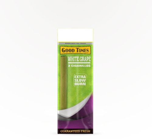 Good Times Cigarillos White Grape 3 Pack
