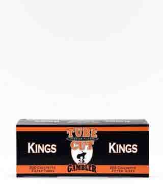 Gambler Tube Cut King Cigarette Filter Tubes 200 count