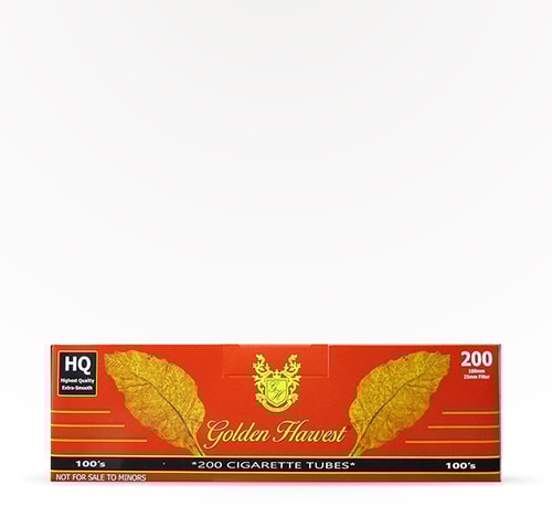 Golden Harvest 100 mm Red Cigarette Filter Tube 200 count