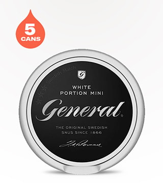 General Snus Original 5 pack 24 count