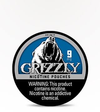 Grizzly Pouches Mint 9 mg 15 pouches