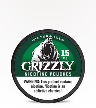 Grizzly Pouches Wintergreen 15 mg 15 pouches