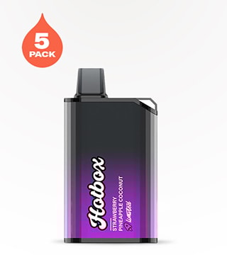 Hotbox Limited 7500 Strawberry Pineapple Coconut 5% 5 count