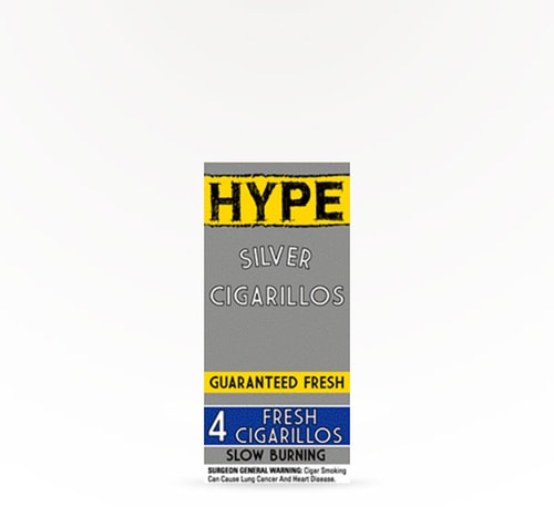 Hype Silver Cigarillo 4 Pack