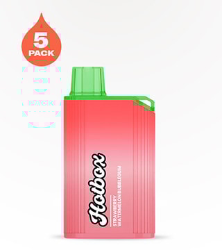 Hotbox 7500 Strawberry Watermelon Bubblegum 5% 5 count