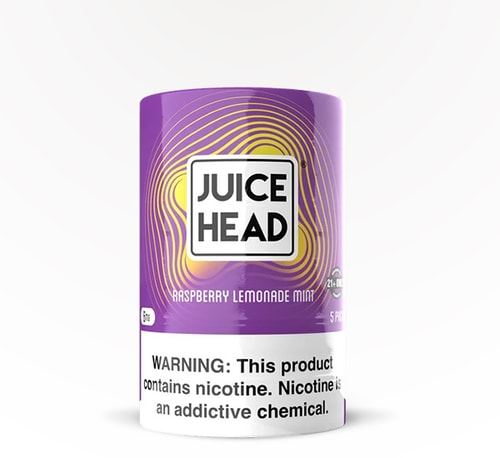 Juice Head Pouches Raspberry Lemonade Mint 6 mg 5 pack 20 pouches