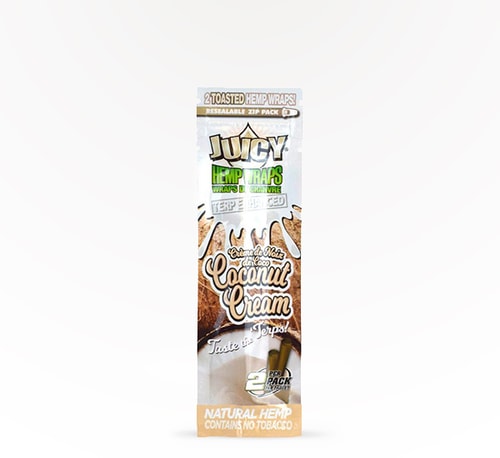 Juicy Jay's Hemp Wraps Coconut Cream 2 count