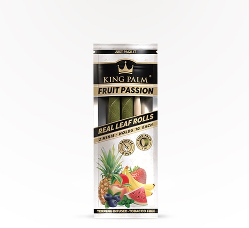 King Palm Mini Fruit Passion Leaf Rolls 2 count