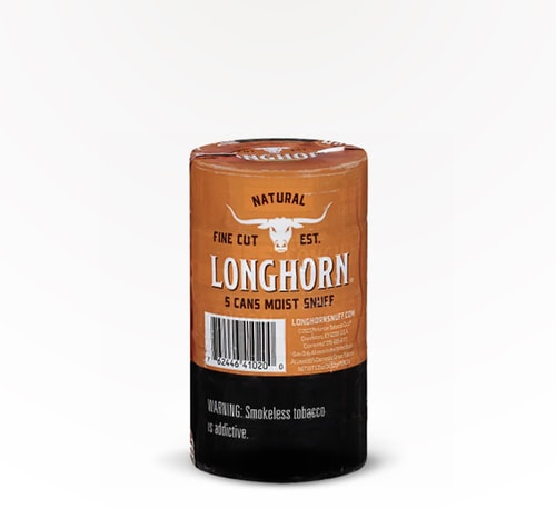 Longhorn Pouches Natural 5 pack 15 pouches